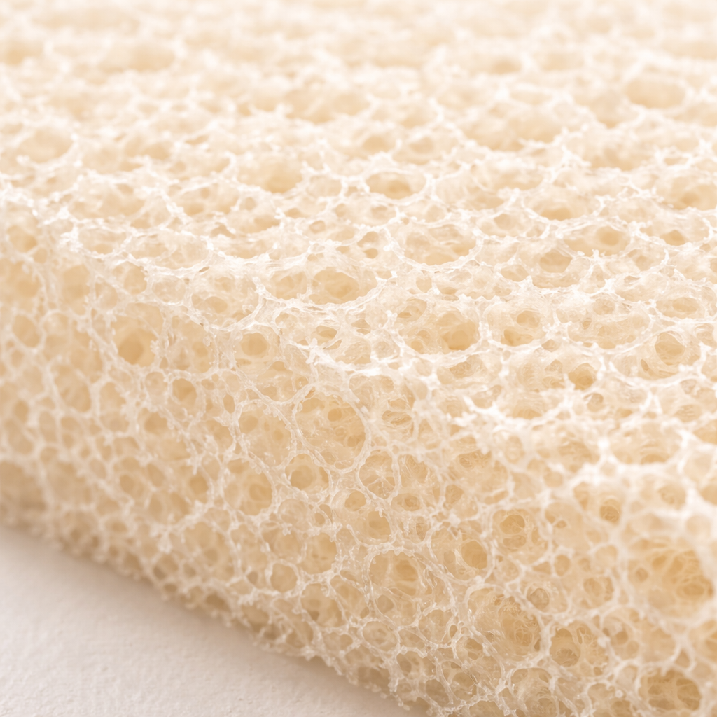 Open-cell quick-drying foam core used inside marine cooler seat pads