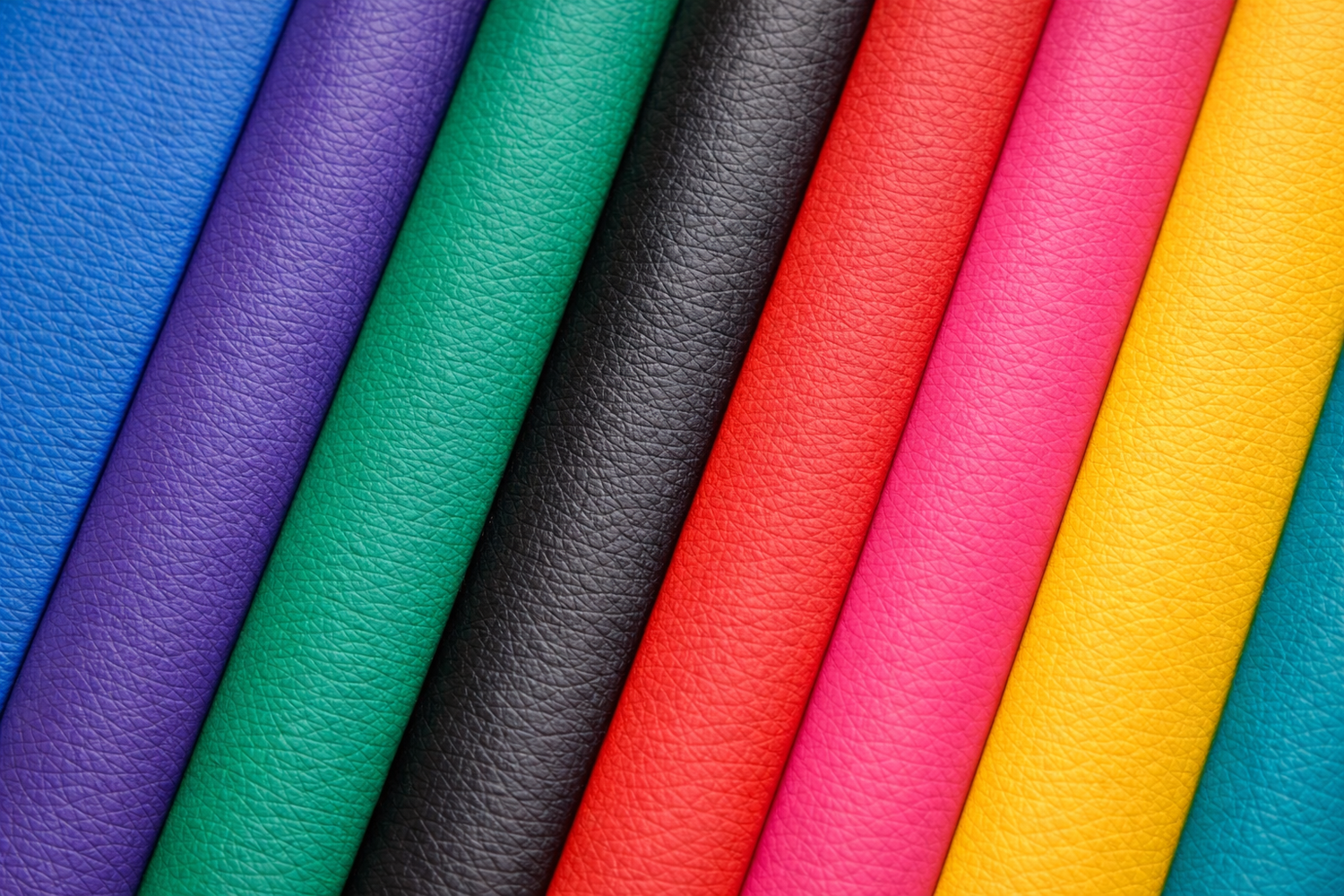 Close-up of marine-grade vinyl material used on custom cooler seat pads